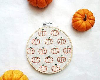 Whipped Backstitch, Halloween Pumpkin Patch, Fall Embroidery, Pdf Embroidery Pattern, Halloween Embroidery Designs, Basic Embroidery, Patch Embroidery, Basic Embroidery Stitches, Halloween Embroidery