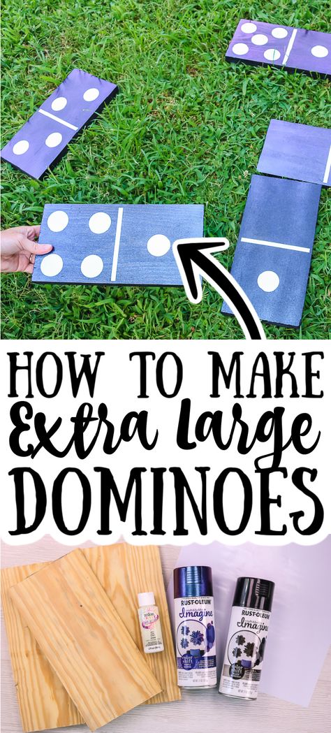 Diy Dominoes, Giant Dominoes, Church Game Night, Game Night Decorations, Havana Nights Party, Picnic Games, Church Games, Game Night Parties, Outside Games