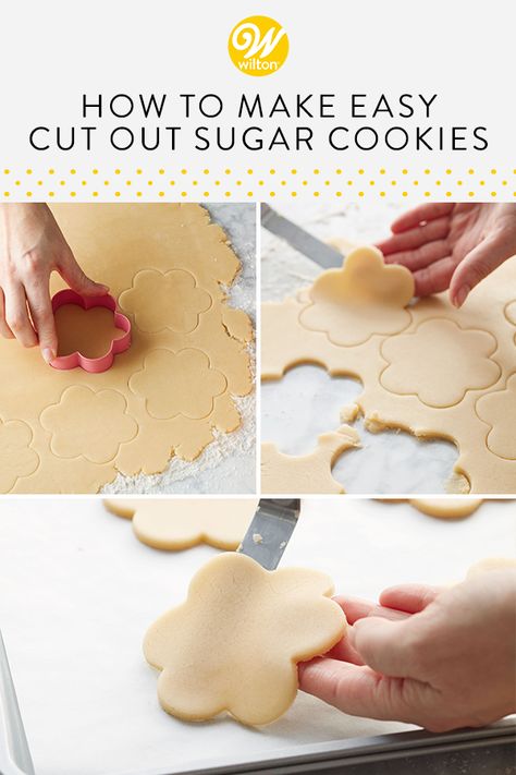 Roll Out Cookie Dough, Cut Out Sugar Cookie Recipe, Halloween Sugar Cookies Decorated, Cut Out Sugar, Halloween Cookie Recipes, Cute Christmas Cookies, Halloween Sugar Cookies, Cookies Sugar, Sugar Cookie Recipe