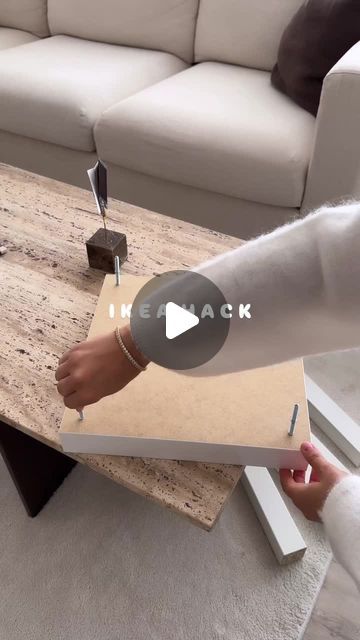 Lack Hacks Ikea, Lack Ikea Ideas, Ikea Nesting Tables, Ikea Lack Table Hack, Ikea Lack Hack, Lack Hack, Cube End Table, Ikea Table Hack, Ikea Lack Table