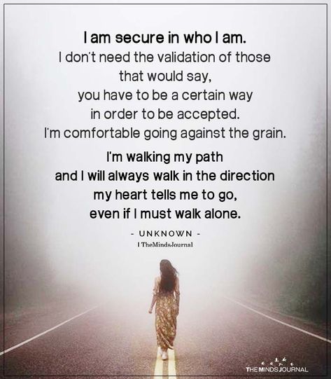 I Am Secure in Who I Am https://themindsjournal.com/i-am-secure-in-who-i-am/ Self Security Quotes, Feeling Secure Quotes, Who I Am Poem, I Am Secure In Who I Am, I Am Content Quotes, I Am Not You, Be Secure With Yourself, Being Secure With Yourself, I Am Amazing Quotes