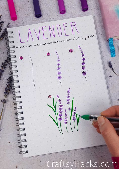 Flower Doddleoddle Art, Easy Highlighter Doodles, Flower Borders For Project, How To Decorate A Card, Bullet Journal Doodles Step By Step, Flower Drawing Design Simple, Easy Flower Border, Highlighter Doodles, Bullet Journal Flowers