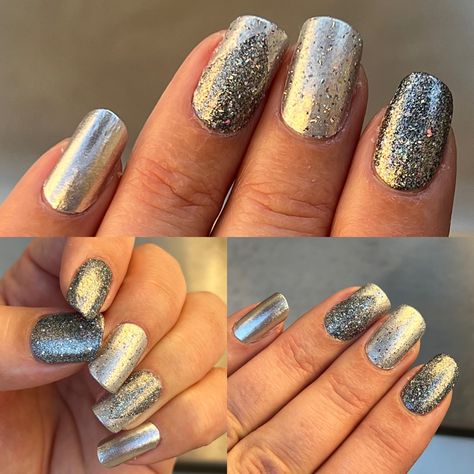 Color Street Light Year Combo, Color Street Glittersweet, Color Street New Years Mani, Light Year Color Street Combo, Festival Of Lights Color Street, Color Street New Years Nails, Color Street Light Year, Jazzy Nails, New Years Nail