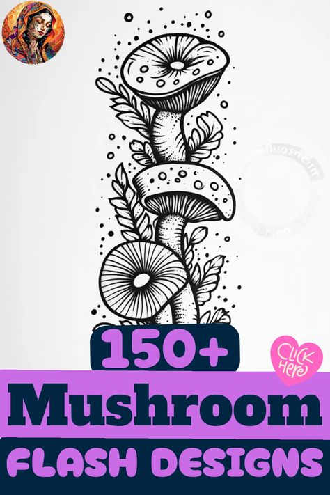 Looking for mushroom tattoo inspiration? Explore these unique mushroom tattoo designs! From simple to intricate, colorful to traditional, this collection has it all. Find mushroom tattoo ideas that range from trippy and psychedelic to cute and vintage. Whether you're into small flash tattoos or full sleeves, you'll discover the perfect mushroom tattoo stencil or flash art to suit your style. Dive into the world of mushroom tattoos and let your creativity flourish with stunning pieces like mushro Mushroom Hand Tattoo, Mushroom Tattoo Stencil, Mushrooms Tattoo Design, Mushrooms Tattoo, Mushroom Tattoo Ideas, Tattoo Stencil Designs, Mushroom Tattoo, Mushroom Tattoos, Mushroom Drawing