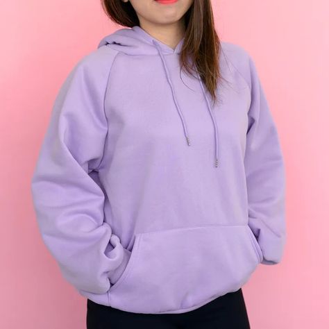 Light Purple Hoodie Outfit, Purple Hoodie Aesthetic, Dark Purple Hoodie, Hoodie Polos, Light Purple Hoodie, Oversized Hoodie Outfit, Cute Outfits With Shorts, Oversize Jacket, Princess Dance