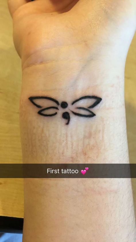 Semi-colon Dragon Fly Tattoo, Semi-colon Tattoo Dragonfly, Tattoos Print, Semi Colon Tattoo, Dragon Fly Tattoo, Colon Tattoo, Dragonfly Tattoos, Fly Tattoo, Semi Colon