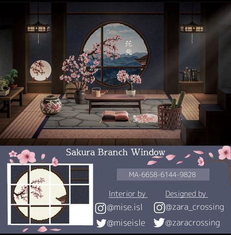 Japanese Window Design, Japanese Window, Interior Design Japanese, Acnh Japanese, Sakura Branch, Monochrome Living, Monochrome Living Room, Fancy Living Rooms, Modern White Living Room