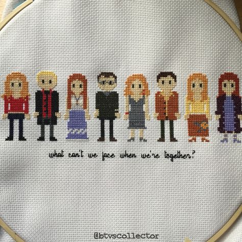 Buffy the Vampire Slayer - Once More With Feeling Cross stitch. #btvscollector #btvs #buffy #buffythevampireslayer Once More With Feeling, Crochet Batman, Geeky Cross Stitch, I Spy Diy, Stitch Gift, Buffy The Vampire, Buffy The Vampire Slayer, Vampire Slayer, Diy Arts And Crafts