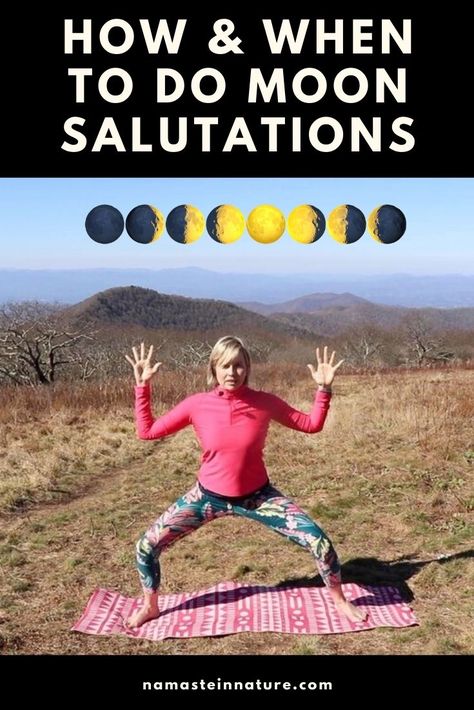 In this post, I will share with you how and when to do moon salutations (Chandra Namaskar) yoga step by step. If you’ve been frustrated or confused by trying to learn or teach this sequence before, I encourage you to give it another try since I’m breaking it down as much as I can using video, pictures and even emojis! Moon Salutation Yoga Sequence, Chandra Namaskar Step By Step, Moon Salutation Yoga Benefits, New Moon Yoga Sequence, Moon Salutation Yoga, Moon Salutation Sequence, Sun Salutation Sequence Video, Moon Yoga Sequence, Surya Namaskar Step By Step Benefits Of