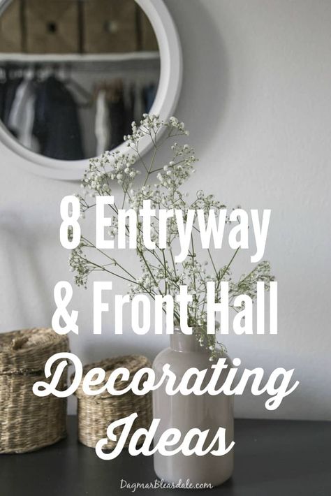 Hall Decorating Ideas, Front Hall Decor, Foyer Ideas Entryway, Front Hallway, Rustic Porch, Farmhouse Side Table, Foyer Decorating, Entryway Wall, Hall Decor