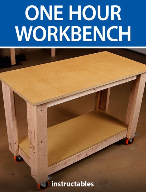 Building A Workbench, Workbench Designs, Workbench Plans Diy, Woodworking Shop Plans, Build Furniture, Woodworking Shop Layout, Woodworking Bench Plans, Woodworking Storage, Diy Workbench