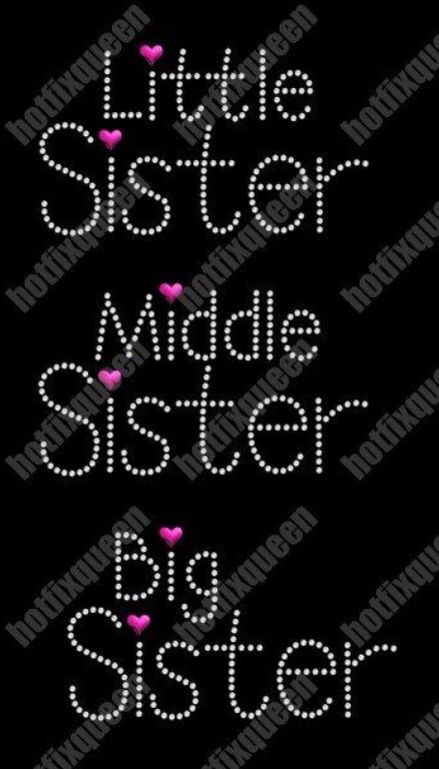 Sisters Three Sisters Quotes, 3 Sisters Quotes, Sister To Sister, Sister Love Quotes, Sisters Quotes, Middle Sister, Love My Sister, 3 Sisters, Sisters Forever