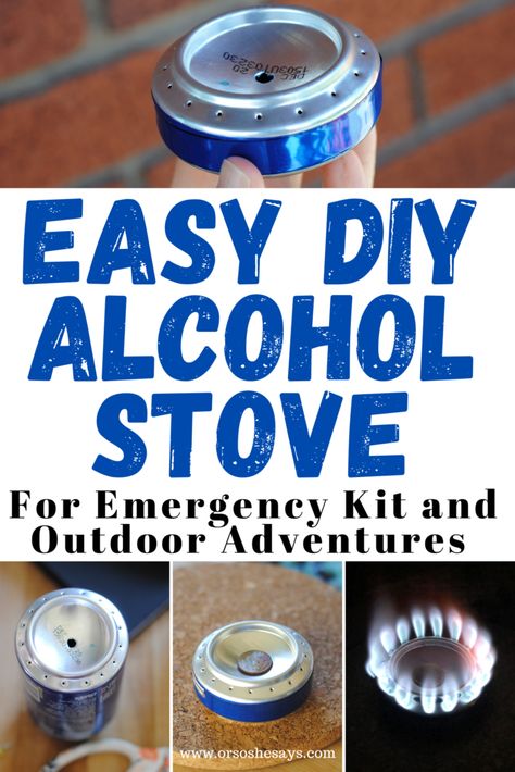 Camping Hack, Diy Alcohol, Cleaning Paint Brushes, 72 Hour Kits, Alcohol Stove, Camping Hacks Diy, Doomsday Prepping, Survival Quotes, Emergency Preparation