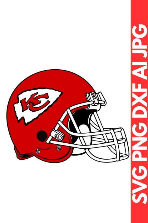 Chiefs helmet svg | kansas city chiefs helmet svg | kc chiefs helmet svg | kansas city chiefs svg | kc chiefs svg | mahomes svg Kc Chiefs Helmet, Football Player Silhouette, Kansas City Chiefs Craft, Chiefs Helmet, Chiefs Crafts, Nfl Football Logos, Kansas City Chiefs Svg, Kc Chiefs Football, Sports Coloring Pages