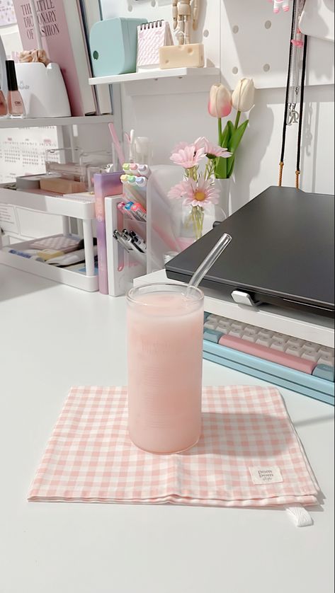 Mogu Mogu Lychee, Dutch Mill, Mogu Mogu, Pink Drink, Pink Drinks, House Inspo, Room Decor, Bedroom, Pink