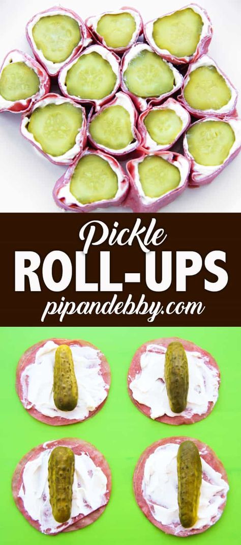 Pickle Rollups, Rollups Appetizers, Pickle Roll Ups, Best Party Food, Roll Ups, Easy Appetizer Recipes, Perfect Appetizers, Party Food Appetizers, Best Appetizers