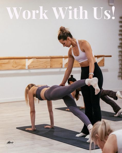 — WORK WITH US — seeking Pilates teachers who are qualified in Matwork & Reformer (bonus points for Barre or Studio aswell!) who have the capacity to take on a weekly shift as well as an alternating weekend shift. If you; ☞ Have minimum 6 months teaching experience ☞ Are Certificate or Diploma qualified ☞ Have capacity for a permanent shift as well as taking on covers ☞ Are interested in working with a boutique Pilates studio environment then head to the 🔗 in our bio to fill out our n... Teaching Pilates, 2025 Manifestation, Pilates Teacher, Studio Inspiration, Mat Pilates, Pilates Studio, Pilates Reformer, Solar Plexus, Plexus Products