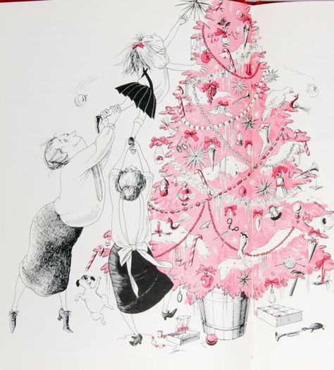 Eloise Christmas Tree, Kay Thompson, Eloise At Christmastime, Eloise At The Plaza, Hilary Knight, O Henry, A Pink Christmas, Christmas Aesthetic Wallpaper, Christmas Inspo