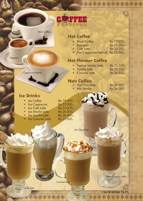 Cafe Menu Ideas Food Coffee Shop, Coffee Menu Design Ideas, Coffee Cafe Menu Design, Cafe Menu Ideas, Coffee Menu Design Ideas Layout, Aesthetic Coffee Menu Design, We Coffee, Basic Menu For Coffee Shop, Mini Cafeteria