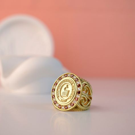 Exclusive deal alert! Customized Signet Gold Ring for Her Graduation - Unique Gift for the Graduate, available for a limited time at the incredible price of $205.00 #CollegeGraduation #GraduationRing #GraduationJewelry #SchoolRing #UniversityRing #NurseGraduation #CustomClassRing #CustomMonogramRing #Graduation2024 #ClassRing Custom Class Rings, University Rings, Graduation Ring, School Rings, Graduation Rings, Graduation Jewelry, Graduation Year, The Graduate, Monogram Ring