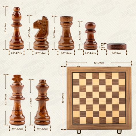 Wooden Chess Game, MBUAFYA Large Chess Board Tournament 30 cm High Quality Portable 2-in-1 Chess Game Lady Board Game Magnetic Foldable Travel Chess Game for Adults Children: Amazon.de: Toys Tre Kunst, Luxury Chess Sets, Game For Adults, Wooden Chess Pieces, Wooden Chess Board, Wood Chess, Wooden Games, Art Stand, Wood Turning Projects