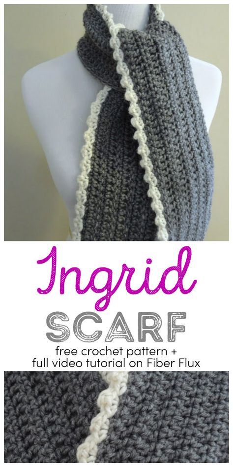 Hdc Crochet Scarf Pattern Free, Scarf Crochet Pattern Free Easy, Crochet Rows, Crocheted Scarfs, Beanie Design, Crochet Edgings, Crochet 101, Crochet Tutorial Pattern, Crochet Scarf Pattern Free