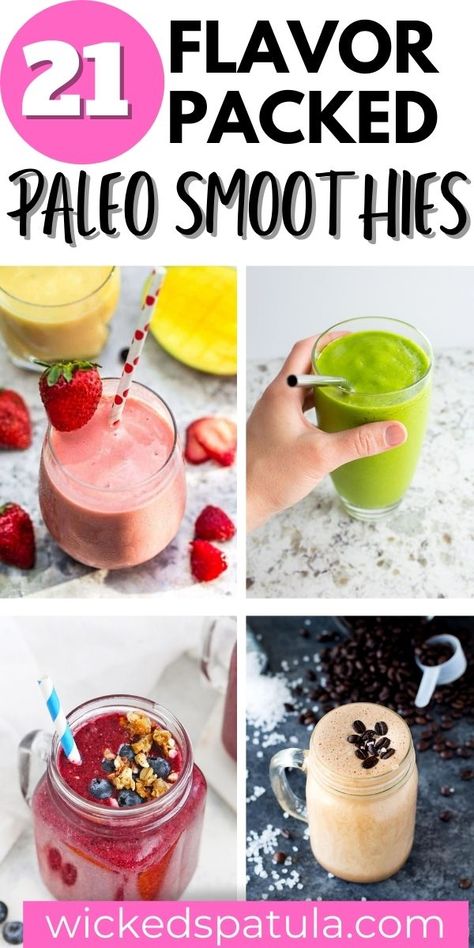 Paleo Shakes Breakfast, Aip Smoothie Recipes, Paleo Shakes, Aip Smoothie, Dessert Easy Recipes, Gluten Free Smoothie Recipes, Paleo Breakfast Smoothie, Paleo Smoothie Recipes, Almond Milk Smoothie Recipes