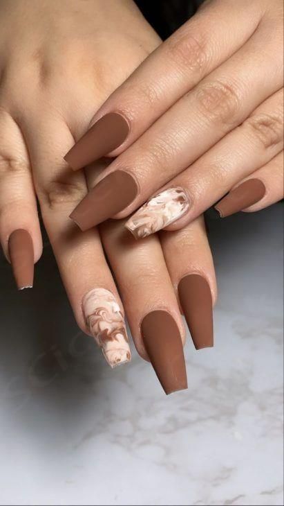 Discover the top 20 brown fall nails ideas for 2024, featuring a range of designs from acrylic to short, square, and almond shapes. Whether you're looking for dark, rich hues or lighter, softer shades, our comprehensive guide has something for everyone.  ... more Nail Art Vermelho, What Are Acrylic Nails, Halloween Nail Art Tutorial, Halloween Nail Art Easy, Brown Nail, Nails Dip, Nails Chrome, Sunflower Nails, Red Nail Art