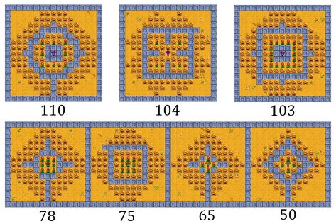 Stardew Valley Farm Layout No Mods, Beehive Stardew Valley, Grandpas Farm Layout, Stardew Valley Grandpa Farm Layout, Stardew Valley Bee House Layout, Stardew Valley Honey Layout, Stardew Hacks, Stardew Valley Beehive Layout, Stardew Decoration