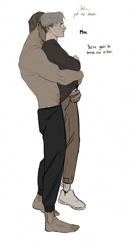 Height Difference Drawing Reference, Couples Pose Drawing Reference, Mlm Drawings Reference, Gay Oc Art Male, Mlm Couple Drawing, Suggestive Pose Ref Mlm, T4t Couple Mlm Art, Gay Base Drawing, Cute Gay Couple Drawings