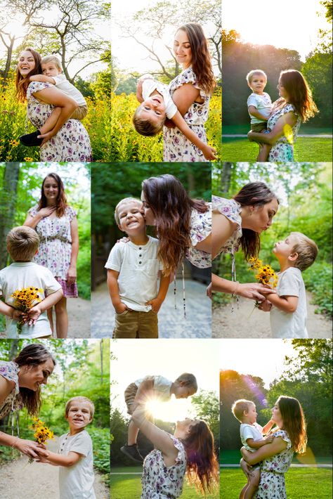 Diy Mom And Son Photos, Mom And Son Selfie Ideas, Mom Son Photo Ideas, Mother’s Day Family Pictures, Mommy And Son Pictures Photo Ideas, Photoshoot Ideas Mother And Son, Sunflower Sibling Photoshoot, Mom And Son Sunset Photoshoot, Fun Mother Son Photo Shoot