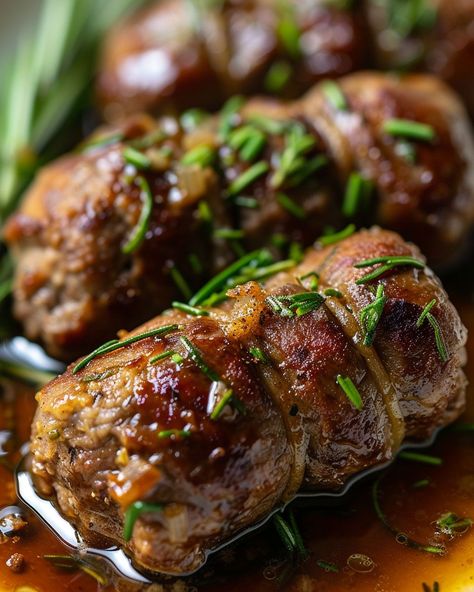 My German friend taught me this dish, and my hubby has been requesting it weekly since! Rouladen Recipe, Beef Rouladen, German Food Authentic, Beef Roll, Meatball Subs, Beef Recipes Easy, My Hubby, Beef Recipes For Dinner, Beef Dinner