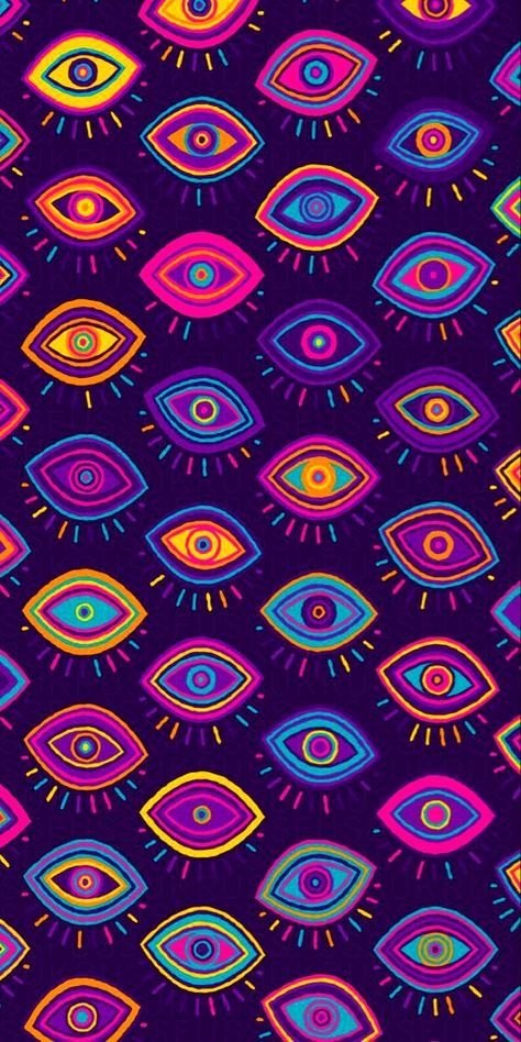 Evil Eye Art Wallpaper, Eye Phone Wallpaper, Wallpaper Evil Eye, Eyes Background, Evil Eye Wallpaper, Eye Wallpaper, Eyes Pattern, Evil Eye Art, Eye Illustration