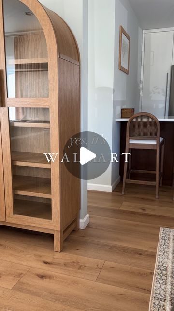 Anna Louisa on Instagram: "Viral Walmart Arched Cabinet 🤩 in stockkkkk

Buttttt sadly y’all it just wasn’t meant to be. I finally got my hands on this GORGEOUS arched cabinet - my literal dream cabinet - for under $400 but it just didn’t work in the space I intended. 

We ended up selling it the next day, and while I was so upset, the couple that got it was amazing and I know they’ll enjoy it!

The color is a beautiful warm oak tone and the scale is amazing for the price!

❤️❤️ Linked in my BIO ❤️❤️
.
.
.
#archcabinet #walmarthome #walmartfinds #bougieonabudget" Dream Cabinet, Arched Cabinet, Doily Art, Wal Art, Walmart Home, Walmart Finds, Diy Gift Wrapping, Garden Fountains, Minecraft Houses