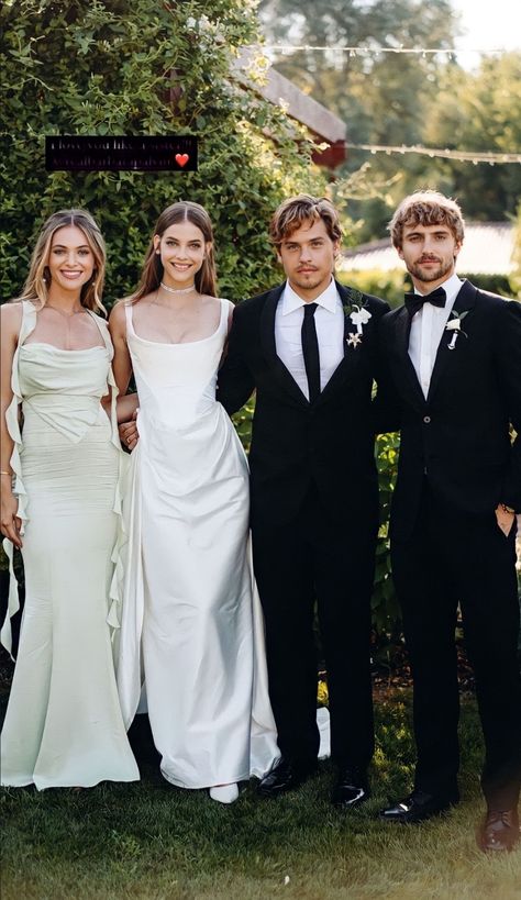 Sofia Bush Wedding Dress, Barbara And Dylan Wedding, Millie Bobby Brown Wedding Dress, Barbara Palvin Wedding Dress, Celeb Wedding Dress, Barbara Palvin Wedding, Brown Wedding Dress, Bush Wedding, Pakistani Wedding Outfits