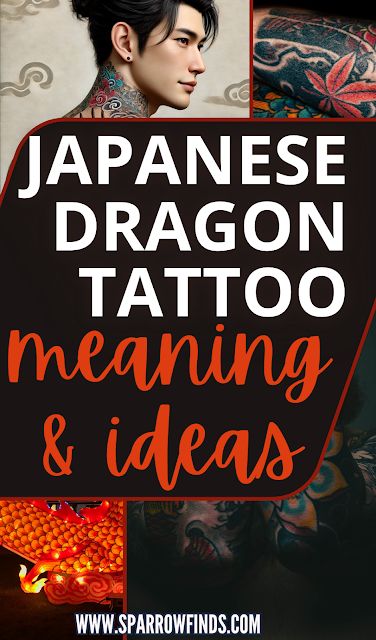 🔥 Japanese Dragon Tattoo Meanings & Designs 🔥 – Sparrow finds from Japan Dragon Symbolism Meaning, Japanese Dragon Meaning, Dragon And Phoenix Tattoo Yin Yang, Tattoo Dragon Japan, Japan Dragon Art, Mythical Creature Tattoo, Japan Dragon Tattoo, Japanese Dragon Tattoo Designs, Japanese Dragon Tattoo Meaning