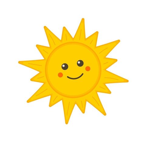 Sun Character, Sun Clip Art, Farm Animals Preschool, Funny Sun, Cartoon Sun, Smiling Sun, Face Funny, Cute Sun, Happy Sun