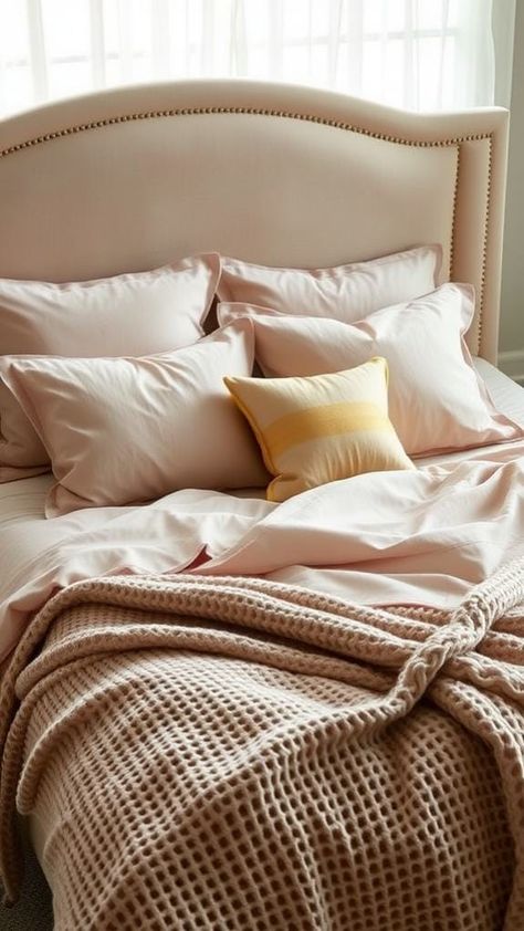 Looking for the perfect bedding ideas to complement your cream headboard? These 50 options will work wonders in your bunk room or loft! ??? #BunkRoom #BunkBedRooms Bedding Combinations, Cream Headboard, Basic Bedroom, Japandi Style Bedroom, Bedroom Palette, Linen Projects, Diy Bedding, Bedrooms For Couples, Ocean Themed Bedroom