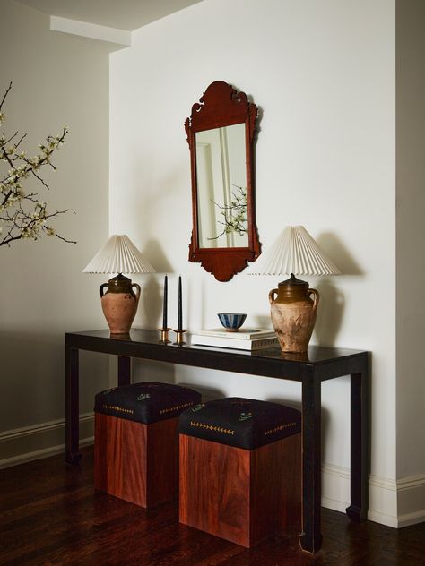 Horatio Street — Augusta Hoffman Studio Augusta Hoffman, West Village Apartment, Fireplace Fender, Entryway Style, Manhattan Apartment, New York Apartment, West Village, House Garden, Look Vintage