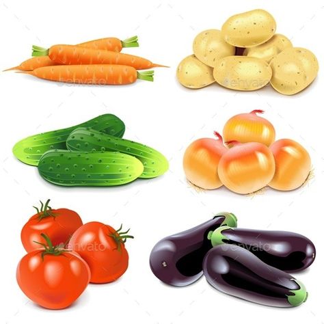 Vector Vegetables, Harvesting Potatoes, Growing Spinach, School Nutrition, Vegetables Food, Vegetable Pictures, Fruit Clipart, Vegetable Illustration, Organic Recipes Healthy