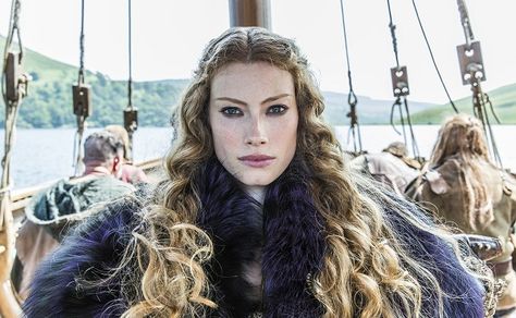 INTERVIEW: Vikings explores polygamy, "the other woman" Alyssa Sutherland Vikings, Alyssa Sutherland, Viking Berserker, Vikings Season 4, Dresden Files, Vikings Season, Viking Series, Symbole Viking, Vikings Tv Show