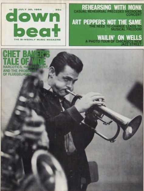 Jazz Magazine, Chicago Jazz, Arte Jazz, Song Books, Chet Baker, Thelonious Monk, Classic Jazz, Jazz Poster, 60s Music