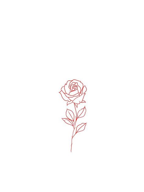 Elegant Rose Tattoo Ideas 🌹✨ Fine Line Rose Tattoo Hand, Fine Line Red Rose Tattoo, Red Line Rose Tattoo, Simple Red Rose Tattoo, Tiny Red Rose Tattoo, Curved Rose Tattoo, Rose With Fire Tattoo, Simplistic Rose Tattoo, Rose Tattoo Red Ink