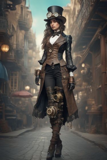 Industrial Revolution Fashion, Victorian Steampunk Fashion, Steampunk Outfits Women, Steampunk Fashion Women, Steampunk Halloween Costumes, Steampunk Mechanic, Steampunk Witch, Steampunk Illustration, Steampunk Items