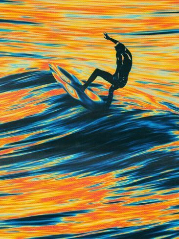 size: 12x9in Photographic Print: Surf Trip by Taudalpoi : 70s Surf Aesthetic, Surf Board Aesthetic, Surf Graphic Design, Jenner Pregnant, Surf Art Painting, 70s Surf, Surf Festival, Surfer Painting, Surf Illustration