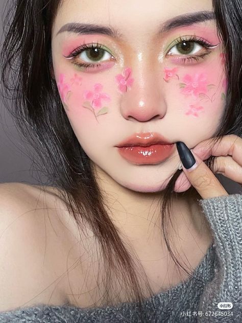 Stella Makeup, Makeup Karakter, Makeup Layout, Korean Makeup Look, Ulzzang Makeup, Dope Makeup, Asian Eye Makeup, Eye Makeup Art, Lipstick Makeup