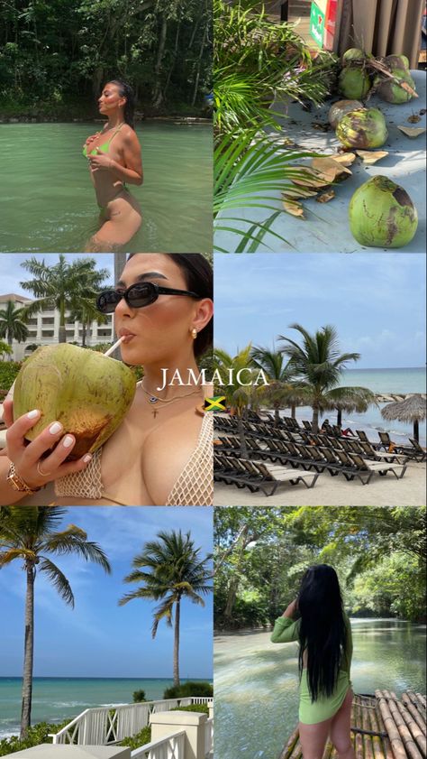 Jamaica Vacation Pictures, Jamaica Girls Trip Aesthetic, Jamaica Instagram Pictures, Jamaica Picture Ideas, Jamaica Vacation Aesthetic, Montego Bay Jamaica Outfits, Montego Bay Jamaica Aesthetic, Jamaican Aesthetic, Jamaica Aesthetic