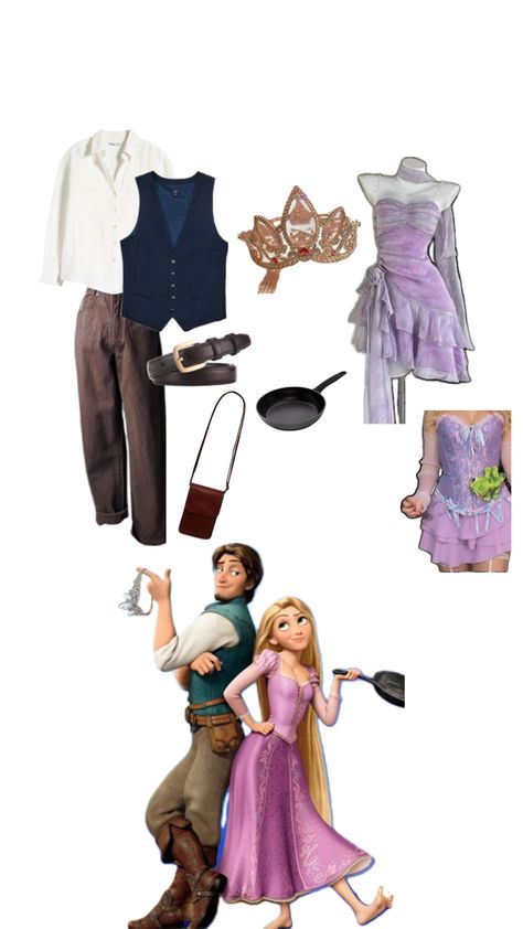 Rapunzel Y Flynn, Rapunzel, Disney, Halloween, Clothes