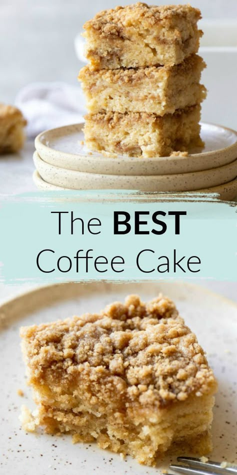 Homemade Coffee Cake Recipe, The Best Coffee Cake, Best Coffee Cake, Cinnamon Streusel Topping, Homemade Coffee Cake, Live Well Bake Often, Classic Coffee Cake, Coffee Cake Recipes Easy, Cinnamon Streusel