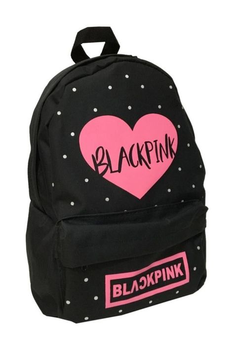 𝐂𝐋𝐈𝐂𝐊 𝐓𝐎 𝐒𝐇𝐎𝐏 𝐎𝐔𝐑 𝐎𝐅𝐅𝐈𝐂𝐈𝐀𝐋 𝐊-𝐏𝐎𝐏 𝐈𝐓𝐄𝐌𝐒 🏯 A Blackpink Backpack with a Heart You like love and dance? Here is the backpack from Blackpink that you will like. It has a pink heart that represents the love of K-pop fans. This design is perfect for a school bag that stands out. // Blackpink Merch // Blackpink Merchandise // Blackpink Merch Collection // #KpopMerchandise#KpopMerch#KpopMerchCollection Blackpink Heart, Heart Backpack, Stylish School Bags, Kpop Merchandise, Lisa Rosé, Jennie Lisa, Pink Heart, Womens Backpack, Brand Names